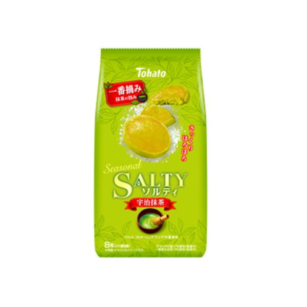 Tohato Seasonal Limited Salt Cookie Uji Matcha 8 Pieces