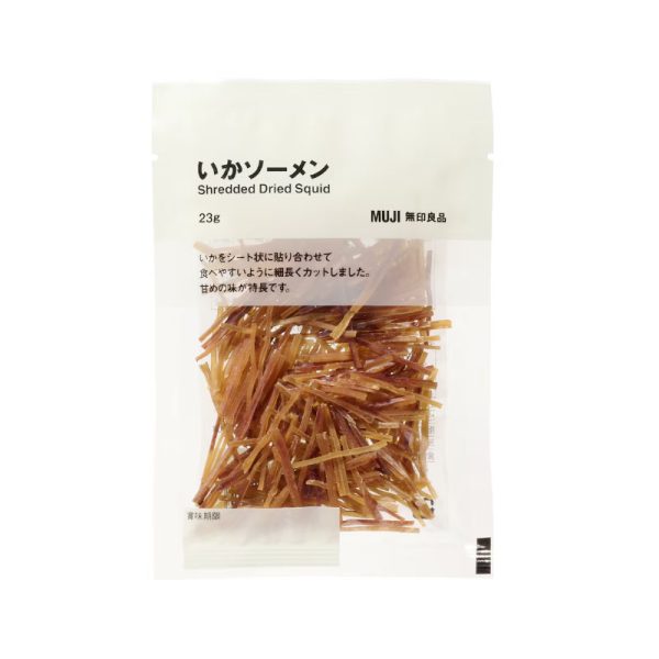 MUJI Dried Squid Strips 23g
