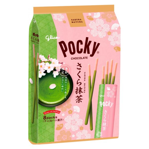 Pocky Sakura Matcha Flavor (8 Packs)