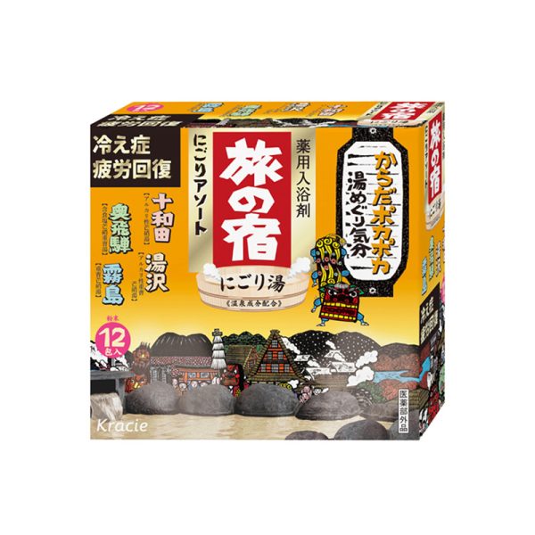 KRACIE Tabinoyado Nigori Assortment 25g x 12 packets