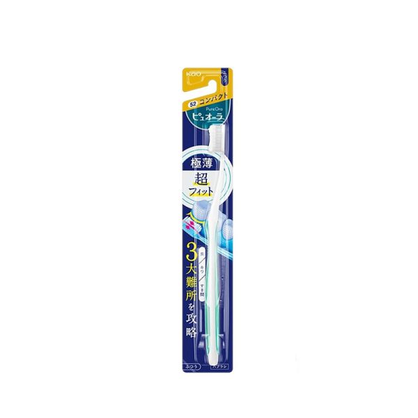 KAO Ultra-Thin Flexible Toothbrush, Random Color, 1 Piece