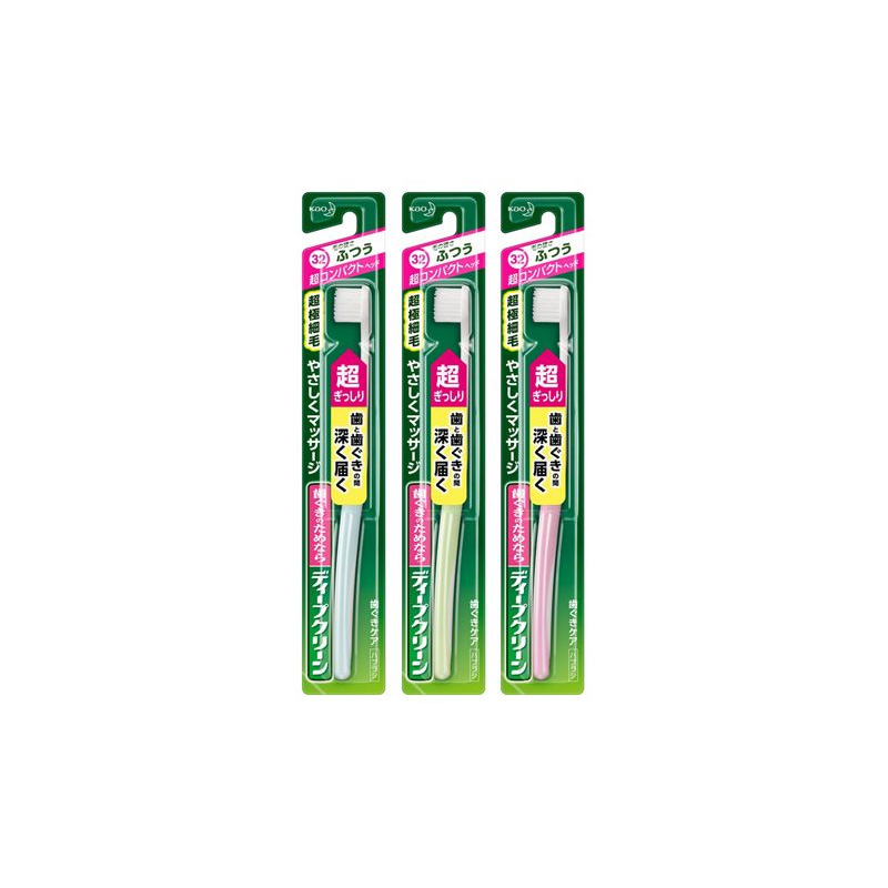 KAO Deep Clean Super Compact Soft Toothbrush