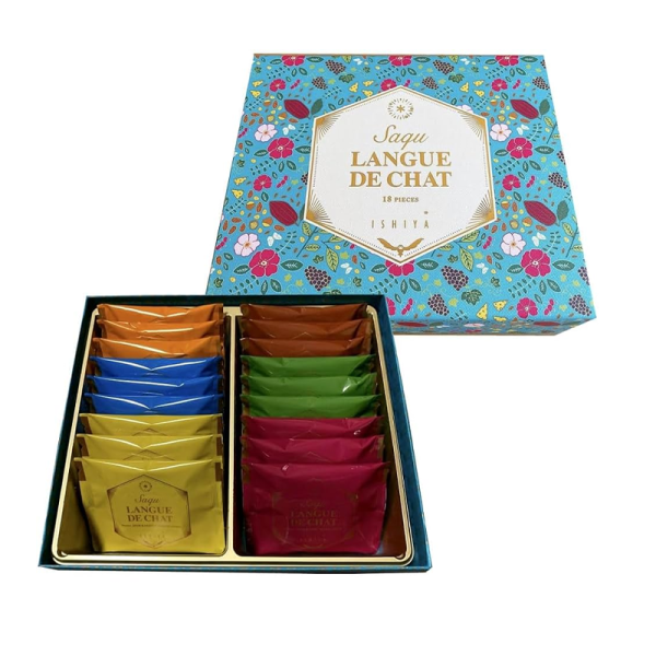 ISHIYA Chocolate Biscuit Assorted Gift Box Multiple Flavors 18 pcs