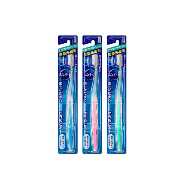 KAO PureOra Compact Soft-bristled Toothbrush