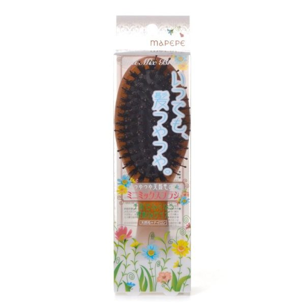 Mapepe Glossy Natural Bristle Mini Comb