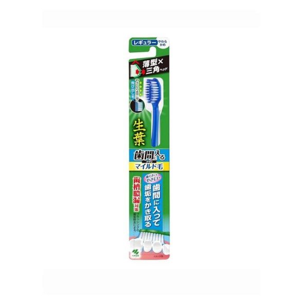 KOBAYASHI Kobayashi Pharmaceutical Raw Leaf Interdental Care Toothbrush Hard/Soft Bristles 1