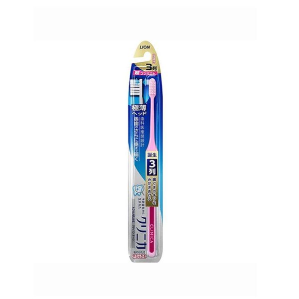 LION Clinica Advantage 3-Row Ultra-Compact Soft Toothbrush