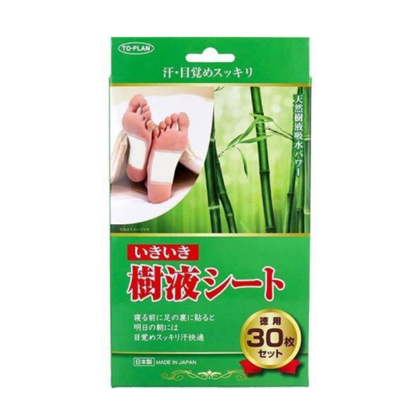 TO-PLAN Vitality Tree Sap Foot Patches 30 Sheets