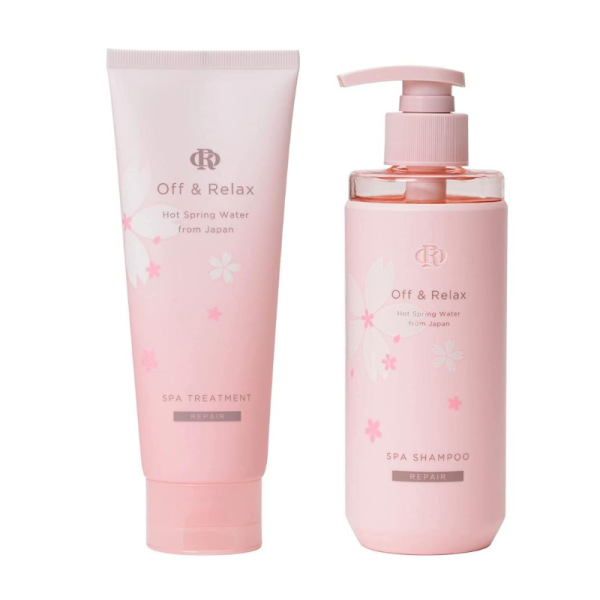 Off&Relax Sakura Shampoo 260ml + Hair Mask 150g