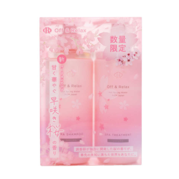 Off & relax Cherry Blossom Scent Shampoo 260mL Treatment Set 260mL