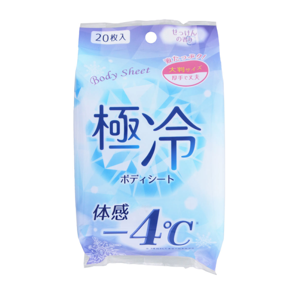NID Extra Cooling Body Wipes Soap Scent 20 Sheets 217g