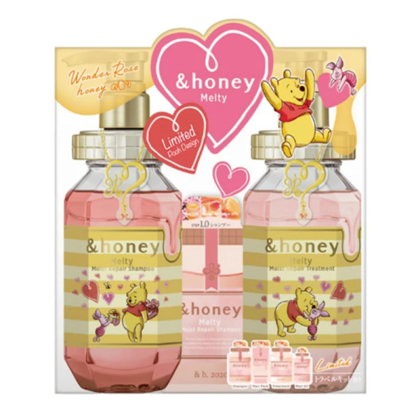 &Honey Winnie the Pooh Hair Care Set Pink	900ml