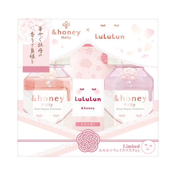 &Honey x LuLuLun Collaboration Shampoo & Hair Treatment Limited Edition Pair Set