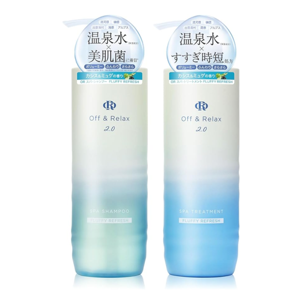 Off&Relax 2.0 Airy Bottle Soft and Light Spa Shampoo and Treatment Set 460ml + 460ml