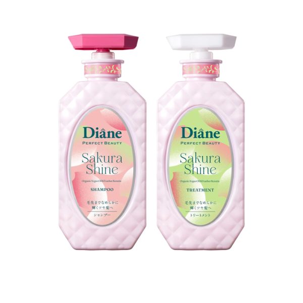 Moist Diane Cherry Blossom Shampoo and Conditioner Set 450ml, 2026 Limited Edition