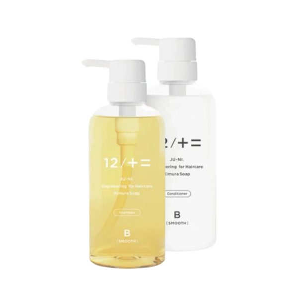 KIMURA SOAP  12/JU-NI Smoothing Shampoo & Conditioner Set 500ml Each