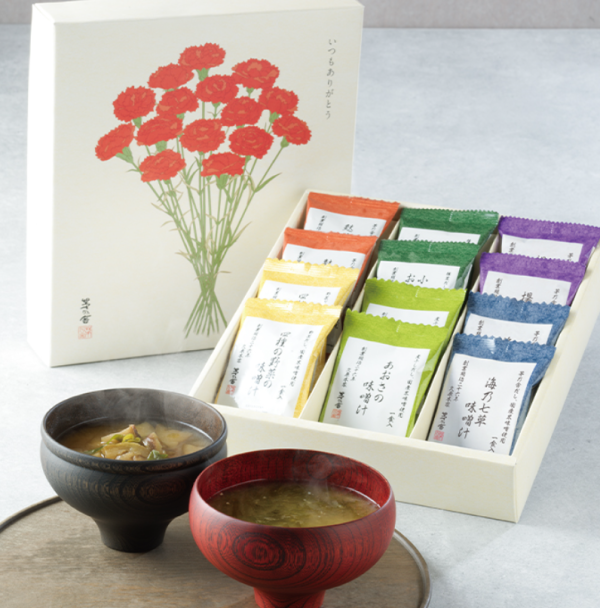 Kayanosha Kuruba Mother’s Day Limited Edition 6-Flavor Miso Soup Gift Box (12 bags)