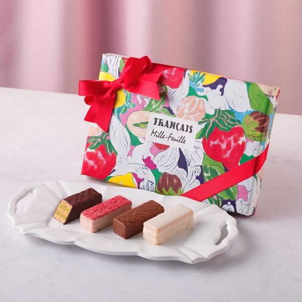FRANÇAIS Fruit-Filled Chocolate Wafers (4 flavors, 16 pieces)