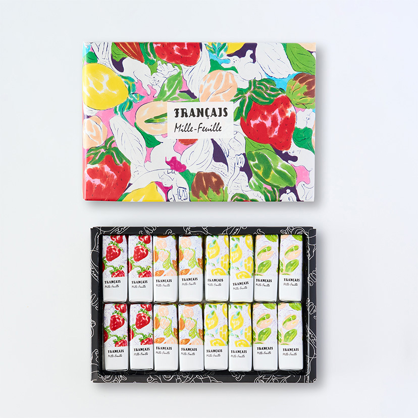 FRANÇAIS Fruit-Filled Chocolate Wafers (4 flavors, 16 pieces) - Image 4