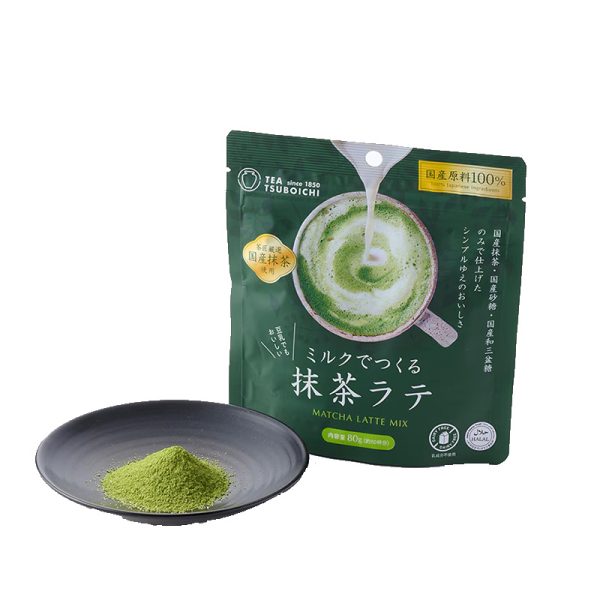TSUBOICHI Pingshi Tea Factory Domestic Matcha Latte Powder 80g