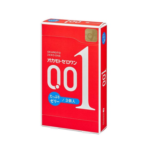 OKAMOTO 001 Extra Lubricated Condoms 3 pcs