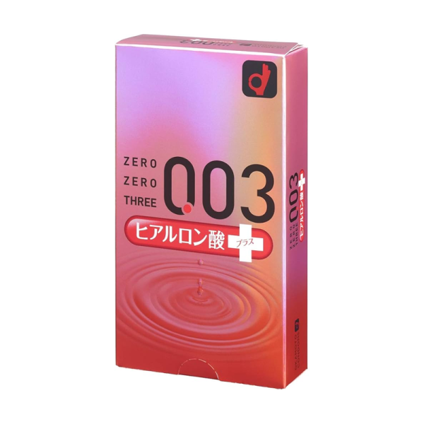 OKAMOTO 003 Hyaluronic Acid Plus Natural Condoms 10 pcs