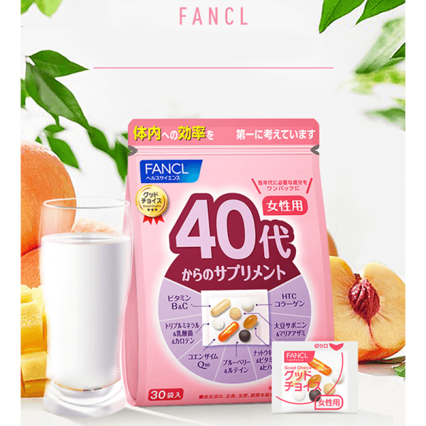 FANCL Multivitamin Supplement for Women (40s+) 30 pcs