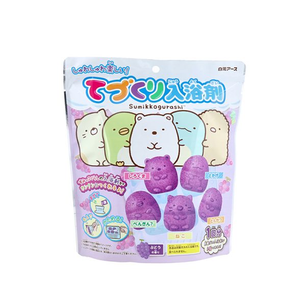 San-X Sumikko Gurashi Bath Ball Blind Box Bath Toy – Grape Scent – Random Style