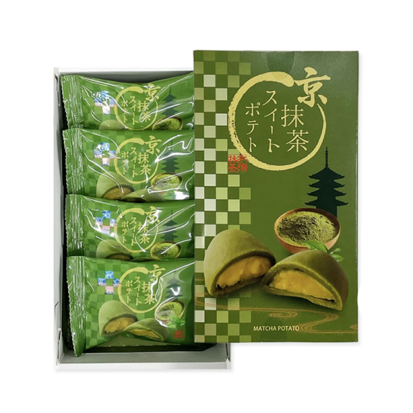 Kyoto Bunrokuan Matcha Sweet Potato 4 pieces
