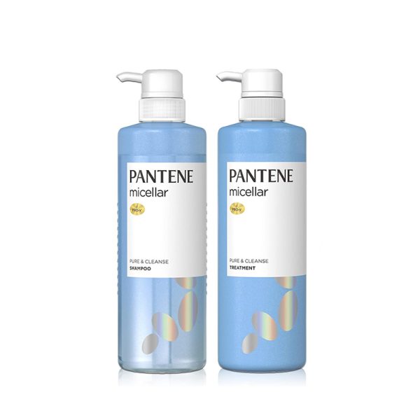 P&G Pantene Micellar Pure & Cleanse Shampoo/Treatment 500ml/500g