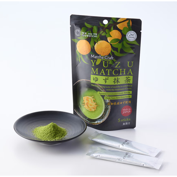 TSUBOICHI Yuzu Matcha Powder 10g*5 sticks
