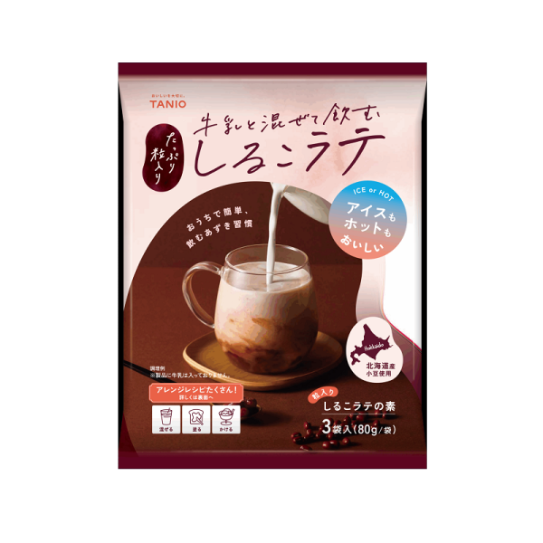 Guwei Foods Milk-infused Red Bean Rice Cake Soup Flavored Latte 80g x 3 bags