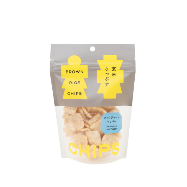 Chuoken Brown Rice Flakes Parmesan Pepper 45g