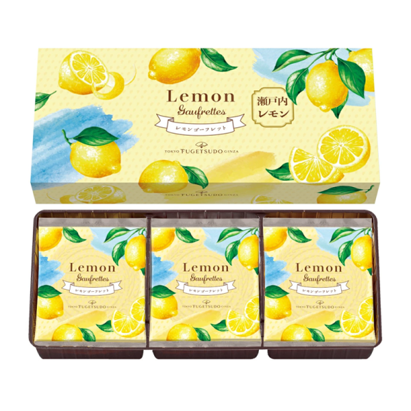 Tokyo Fugetsudo Lemon Crisps Crisps Cookies 12pcs