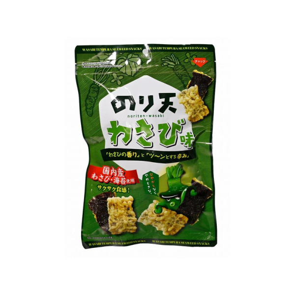 Kuzefuku Shoten Wasabi-flavored Seaweed Tempura 60g, Best Before Date 180 days