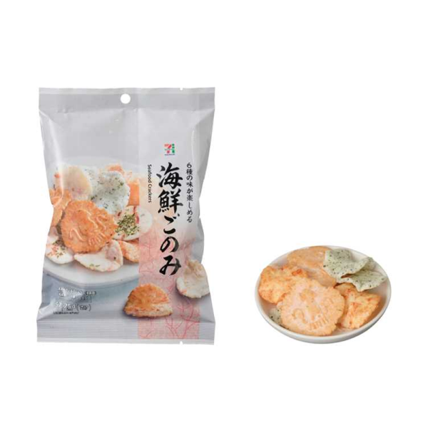 7-Eleven Seafood Flavored Assorted Rice Crackers 57g
