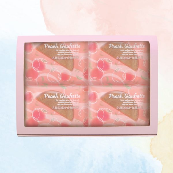 Peach Pavilion Peach Crispy Sandwich Cookies 5 cookies x 4 bags
