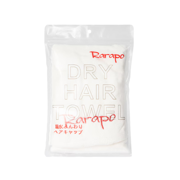 ITO Rarapo (Lalapo) Water-absorbing soft hair cap 1 piece white