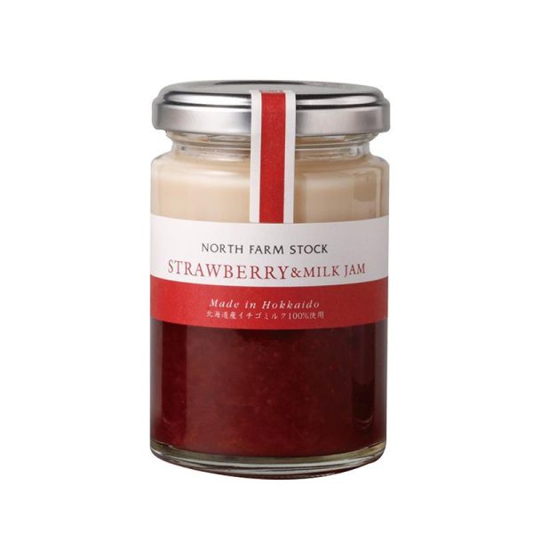 North Farm Stock Strawberry Milk Jam 140g