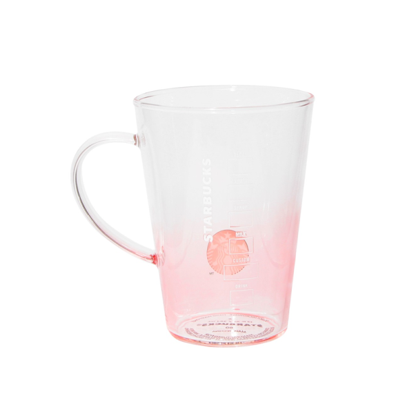 STARBUCKS Heat-Resistant Glass, Pink Gradient, 384ml