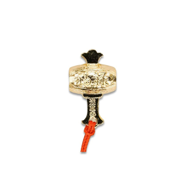 Japanese-style Asakusa Temple Fukuroku small mallet bell pendant 1 piece