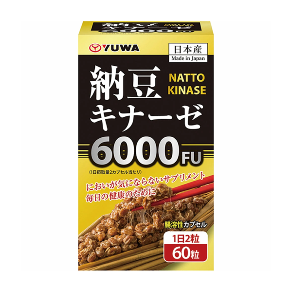 YUWA Nattokinase 6000FU 60 capsules