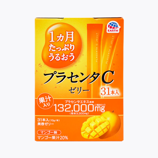 EARTH Skin-Beautifying & Elastic Collagen Jelly Sticks, Multiple Flavors Available, 31 Sticks