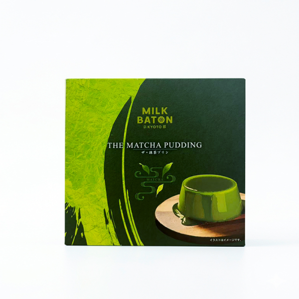 MILK BATON Kyoto Matcha Milk Pudding 4 pieces