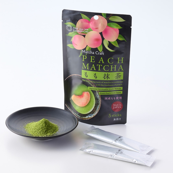 TSUBOICHI Peach Matcha Powder 10g × 5 Sticks