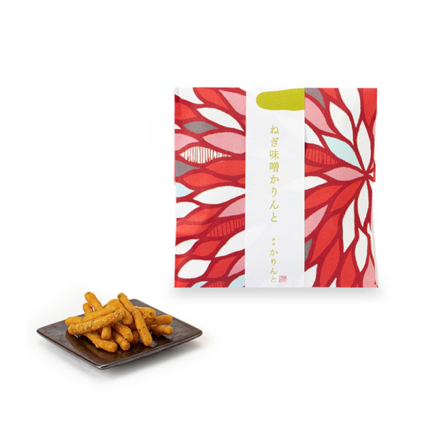 Azabu-Juban Green Onion Miso Karinto Rice Crackers 50g