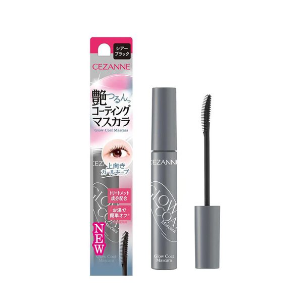 CEZANNE Glow Coat Mascara 01 Sheer Black 6.0g