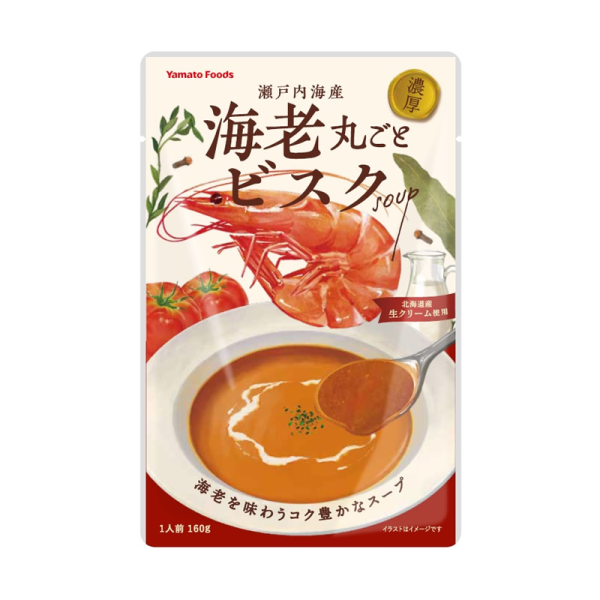Setouchi Lemon Farm Whole Shrimp Bisque Soup 160g