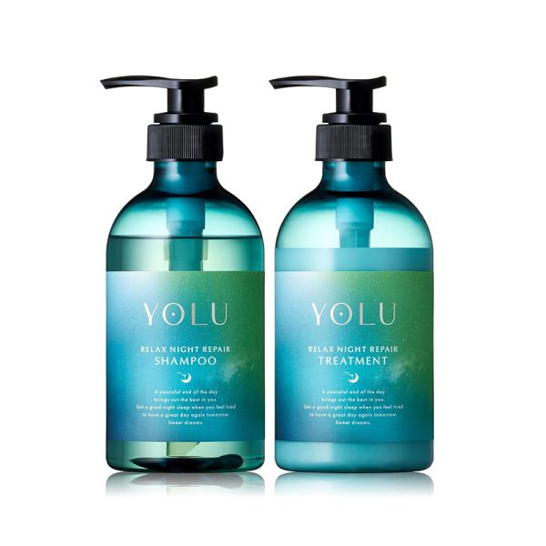 YOLU Treats Summer Relax Night Repair Shampoo/Treatment 440ml