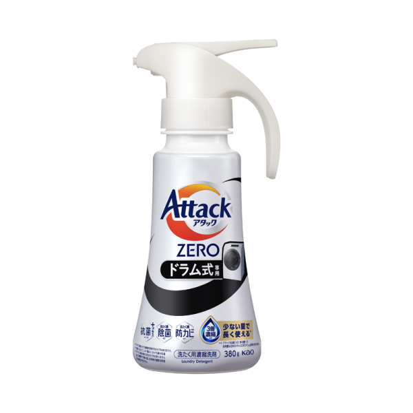 KAO Attack ZERO Concentrated Laundry Detergent for Front-Loading Washing Machines 380g